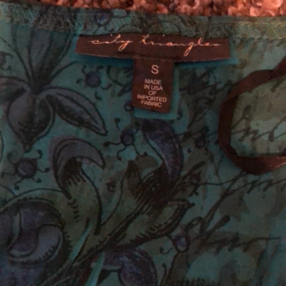 Size Small City Triangles Multi Colored Dress Mad… - image 8